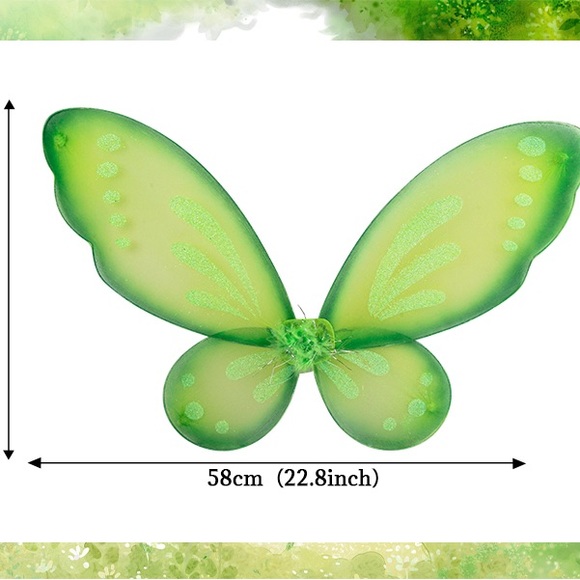 Rhoxshy NEW Sparkle Butterfly 🦋 Fairy Wings for Dress-up NWT (K017,K018,K019) - Picture 10 of 12